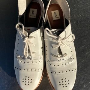 Ellen Degeneres ED Love White Oxfords.